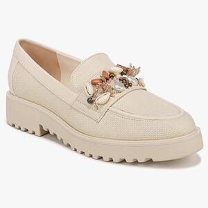 Franco Sarto Women's Taupe Carolynn Shell Lug Sole Loafer